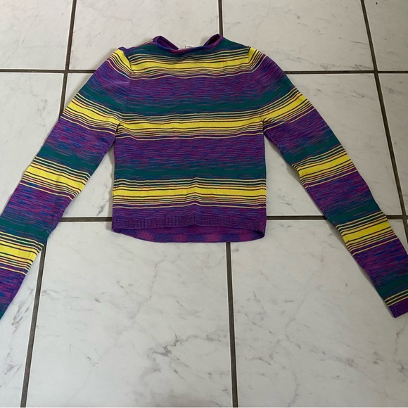 Urban Outfitters - Funky Cutout Stripped Reversible Sweater - Picture 3 of 3